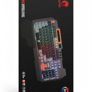 Raiju K16 Rainbow LED Gaming Keyboard – USB Wired