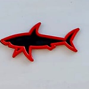 Shark Metal Car Badge