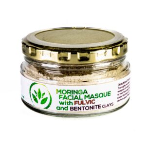 Moringa Facial Masque with Fulvic & Bentonite Clay – 95g